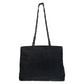 PRADA Tote Bag Nylon Black black Tote Bag Shoulder Bag Test Triangle With logo Women Used Authentic