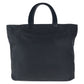 PRADA Tote Bag Nylon, Plastic Black black Tote Bag handbag Test Triangle With logo Women Used Authentic