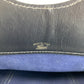 GUCCI Tote Bag GG Supreme canvas, leather Navy gray Tote Bag Sherry line Women Used Authentic