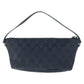 GUCCI Handbag 039 1103 GG canvas, leather Black SilverMetal Handbag accessory pouch Women Used Authentic
