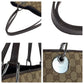 GUCCI Tote Bag 120836 GG canvas Beige Brown SilverMetal Tote Bag Shoulder Bag Women Used Authentic