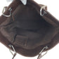 GUCCI Tote Bag 120836 GG canvas Beige Brown SilverMetal Tote Bag Shoulder Bag Women Used Authentic