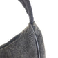 PRADA Handbag Wool, Nylon Gray Navy SilverMetal Handbag accessory pouch PRADA Sports Women Used Authentic