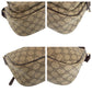 GUCCI Shoulder Bag 246861 GG Supreme Canvas Brown Beige SilverMetal Shoulder Bag Messenger bag Women Used Authentic