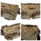 GUCCI Shoulder Bag 246861 GG Supreme Canvas Brown Beige SilverMetal Shoulder Bag Messenger bag Women Used Authentic