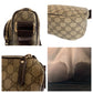 GUCCI Shoulder Bag 246861 GG Supreme Canvas Brown Beige SilverMetal Shoulder Bag Messenger bag Women Used Authentic