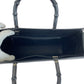 GUCCI Tote Bag 002 1034 leather Black SilverMetal Tote Bag Handbag Shoulder Bag 2way Bamboo Women Used Authentic