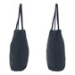PRADA Tote Bag Nylon Black SilverMetal Tote Bag Shoulder Bag Test Triangle With logo Women Used Authentic