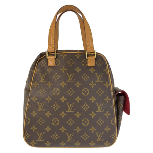 LOUIS VUITTON Handbag M51161 PVC, Leather Brown Gold Metal Monogram Exantri Cite Women Used Authentic