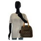 LOUIS VUITTON Handbag M51161 PVC, Leather Brown Gold Metal Monogram Exantri Cite Women Used Authentic