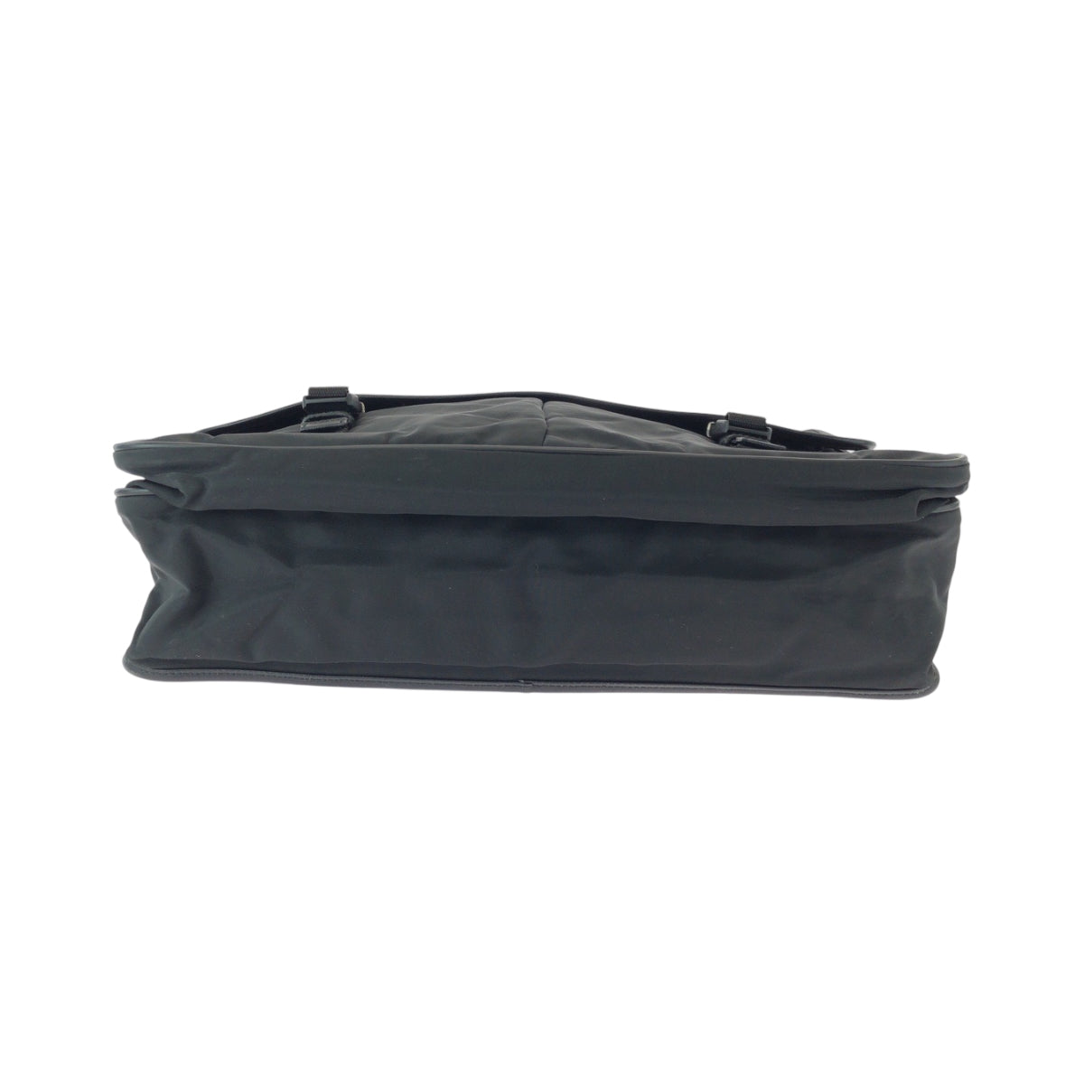 PRADA Shoulder Bag V165 Nylon black Shoulder Bag Messenger bag Test Triangle With logo Women Used Authentic