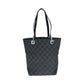 GUCCI Tote Bag 31244 GG canvas Black SilverMetal Tote Bag Shoulder Bag Women Used Authentic