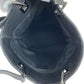 GUCCI Tote Bag 31244 GG canvas Black SilverMetal Tote Bag Shoulder Bag Women Used Authentic
