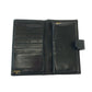 CHANEL Long Wallet Purse Caviar skin Black GoldMetal Long Wallet Purse COCO Mark Women Used Authentic