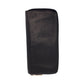 LOUIS VUITTON Long Wallet Purse M58412 leather Black SilverMetal Long Wallet Purse Zip Around Zippy Wallet Vertical mens Used Authentic