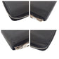 LOUIS VUITTON Long Wallet Purse M58412 leather Black SilverMetal Long Wallet Purse Zip Around Zippy Wallet Vertical mens Used Authentic