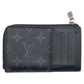 LOUIS VUITTON Bifold Wallet M81568 PVC Black SilverMetal Folding wallet Compact wallet Fragment case Monogram Eclipse hybrid wallet mens Used Authentic