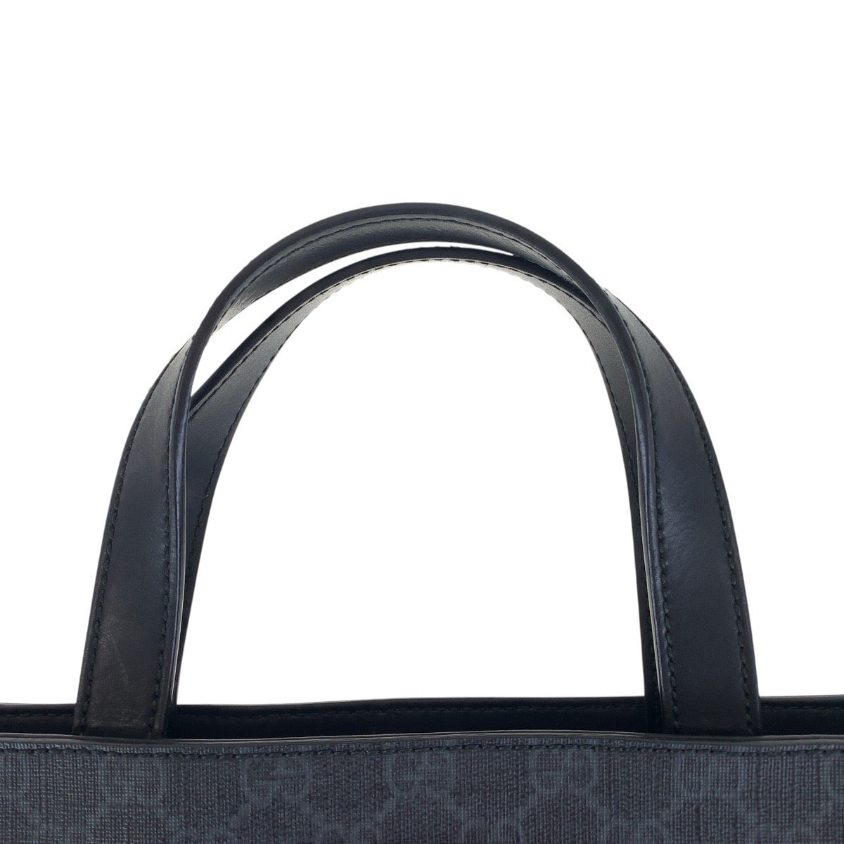 GUCCI Tote Bag 495559 GG Supreme canvas, leather Black Black Multicolor SilverMetal Tote Bag Shoulder Bag 2way Sherry Line Courier Emblem embroidery mens Used Authentic