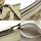GUCCI Shoulder Bag 282298 GG canvas, leather beige Women Used Authentic