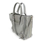 BALENCIAGA Handbag 357333 leather Silver Paper mini Women Used Authentic