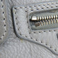 BALENCIAGA Handbag 357333 leather Silver Paper mini Women Used Authentic