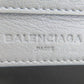 BALENCIAGA Handbag 357333 leather Silver Paper mini Women Used Authentic