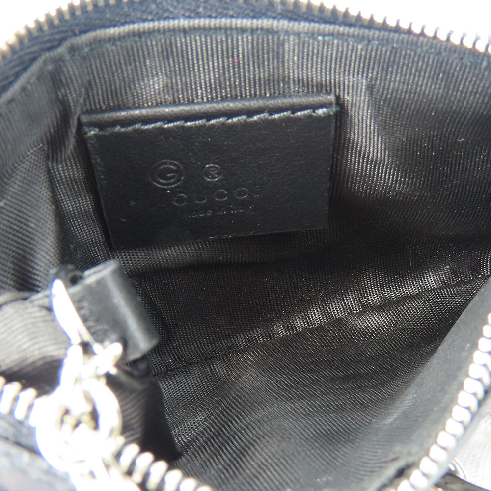 GUCCI Coin case 544476 Sima leather black mens(Unisex) Used Authentic