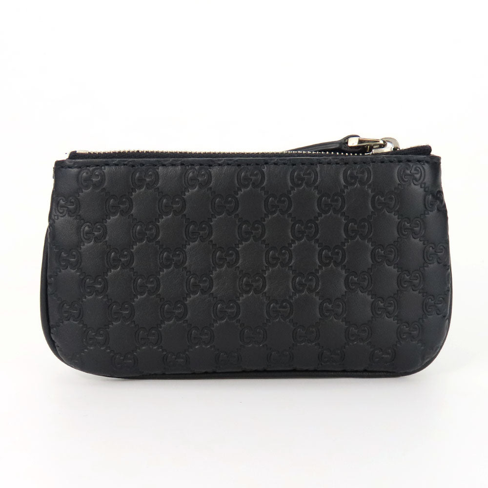 GUCCI Coin case 544476 Sima leather black mens(Unisex) Used Authentic