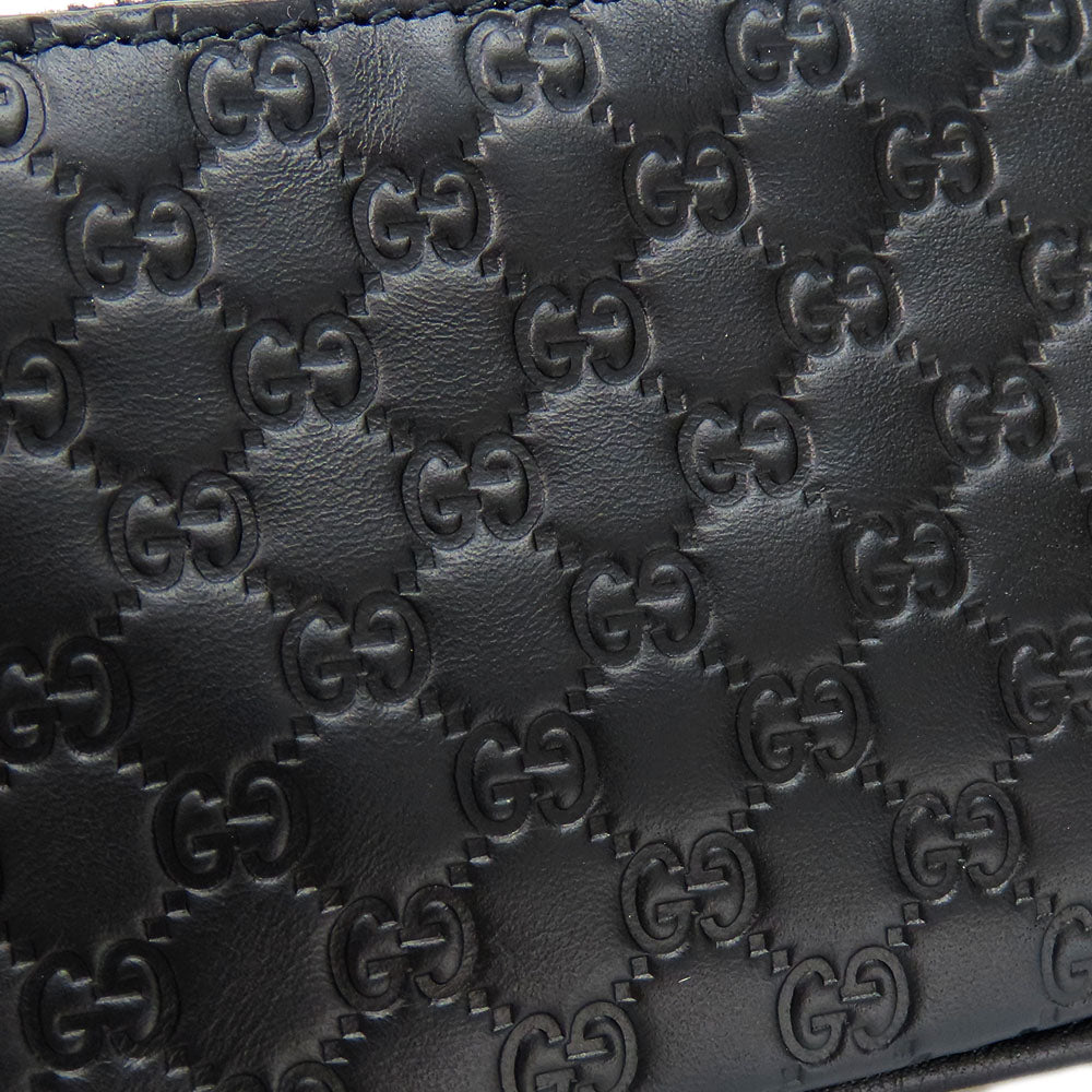 GUCCI Coin case 544476 Sima leather black mens(Unisex) Used Authentic