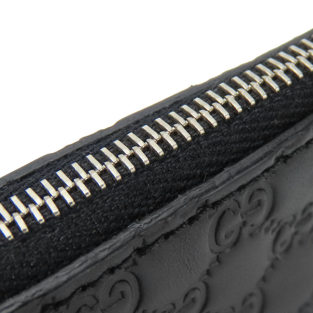 GUCCI Coin case 544476 Sima leather black mens(Unisex) Used Authentic