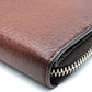 PRADA Bifold Wallet 1M0522 leather Brown Women Used Authentic