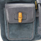 GUCCI Backpack 003.58.0016 Suede Navy Bamboo