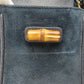 GUCCI Backpack 003.58.0016 Suede Navy Bamboo