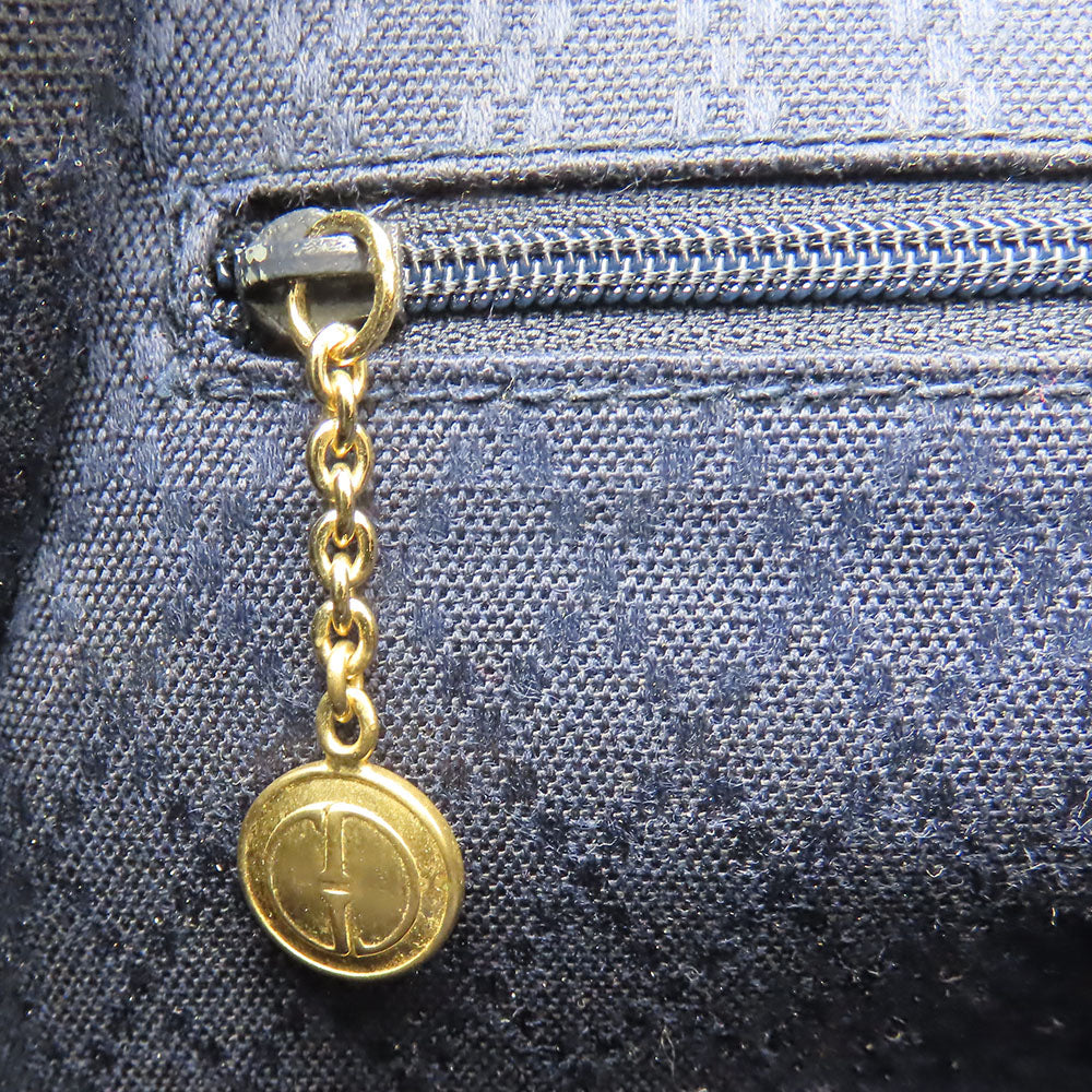 GUCCI Backpack 003.58.0016 Suede Navy Bamboo