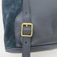 GUCCI Backpack 003.58.0016 Suede Navy Bamboo