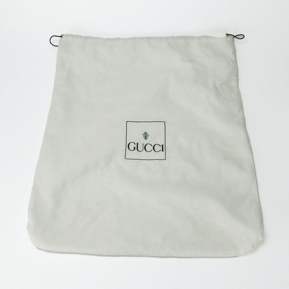 GUCCI Backpack 003.58.0016 Suede Navy Bamboo