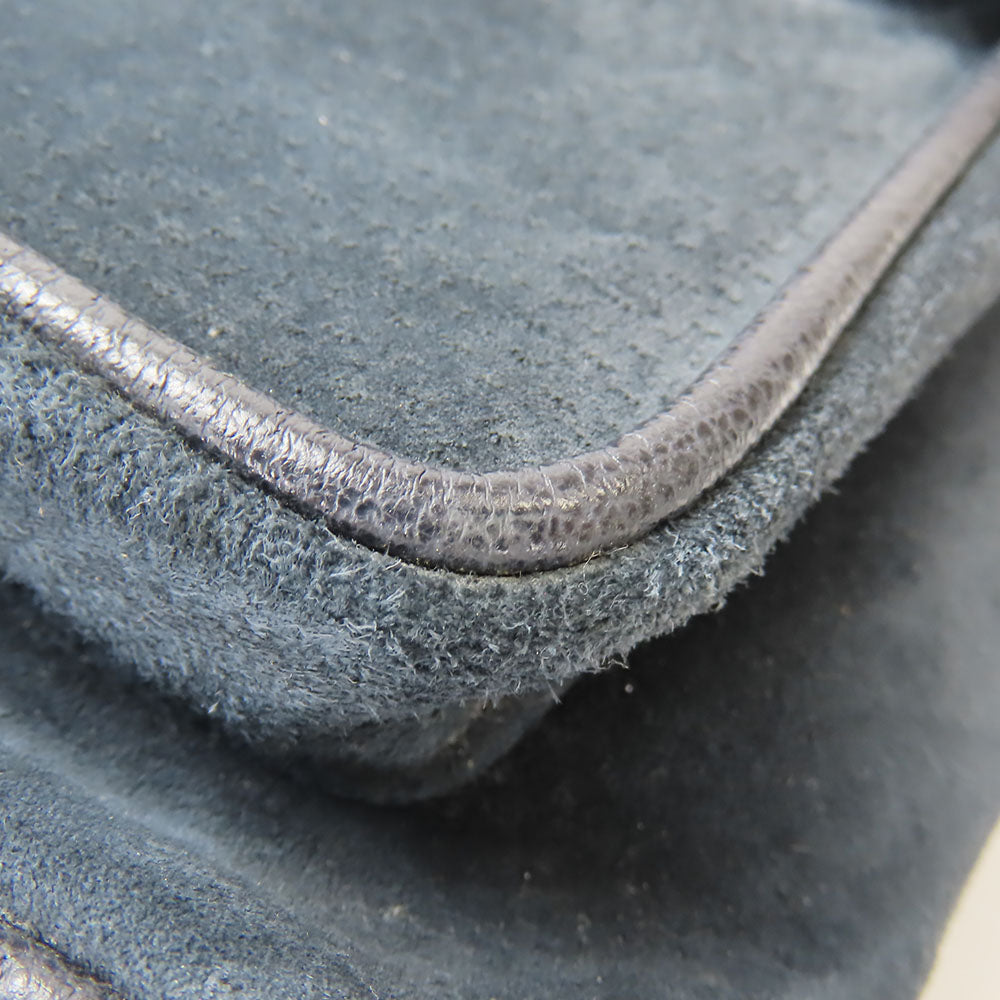 GUCCI Backpack 003.58.0016 Suede Navy Bamboo