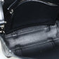 BALENCIAGA Two Way Mini Tote Bag Black Silver