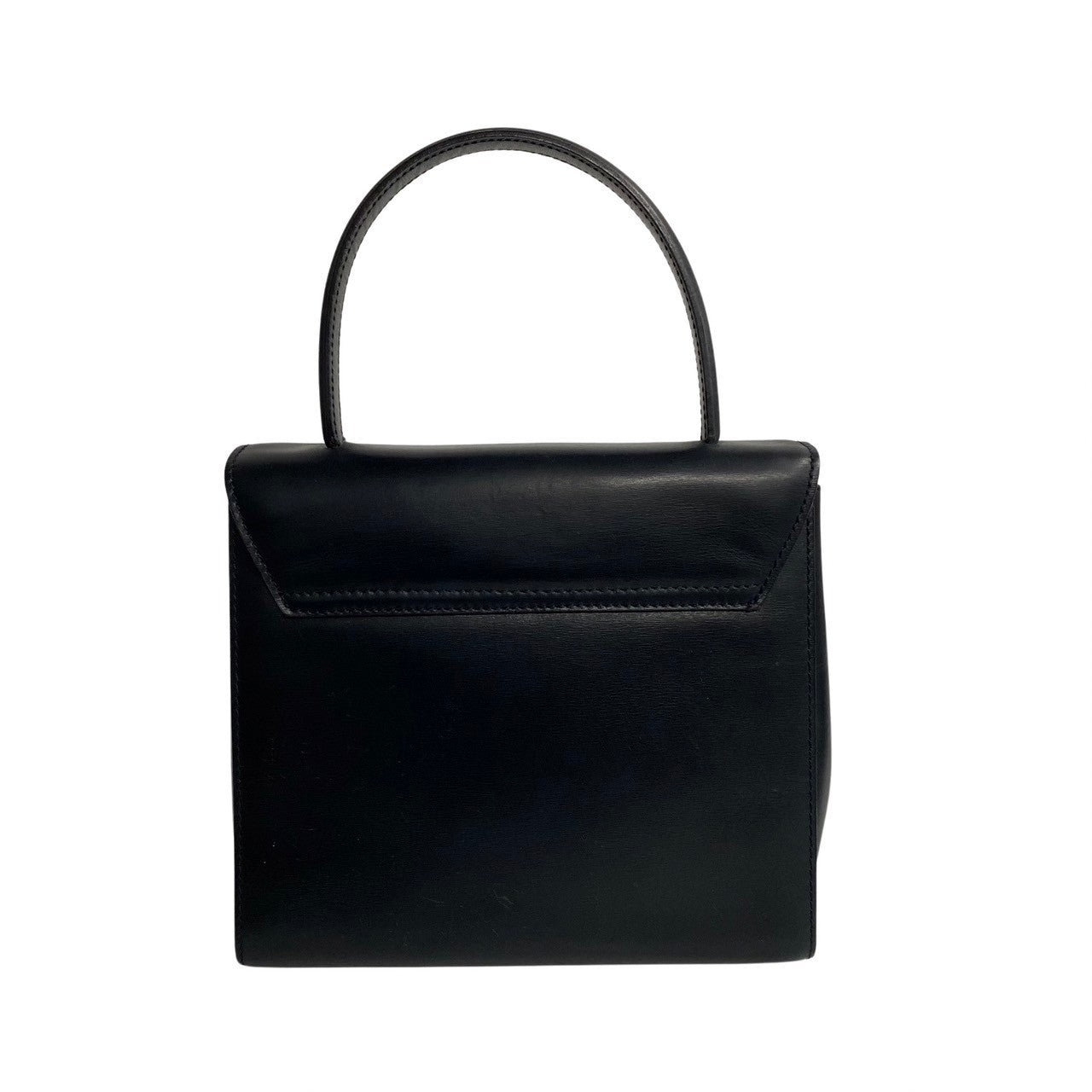 CELINE Shoulder Bag leather black Star ball Women Used Authentic