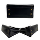 CELINE Shoulder Bag leather black Star ball Women Used Authentic