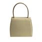 CELINE Handbag Calfskin white logo Metal Women Used Authentic