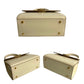 CELINE Handbag Calfskin white logo Metal Women Used Authentic