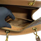 CELINE Handbag Leather, PVC Brown Macadam Blason Triomphe Women(Unisex) Used Authentic