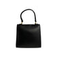 CELINE Handbag leather black ring Women Used Authentic