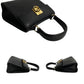 CELINE Handbag leather black ring Women Used Authentic