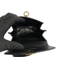 CELINE Handbag leather black ring Women Used Authentic