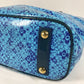 LOUIS VUITTON Tote Bag M93161 Leather / PVC blue Cosmic Blossom Cosmic PM Women Used Authentic