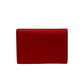 PRADA Bifold Wallet Nylon, Leather Red Women Used Authentic