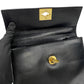 CELINE Shoulder Bag Calfskin, Leather black logo ringMetal Women Used Authentic