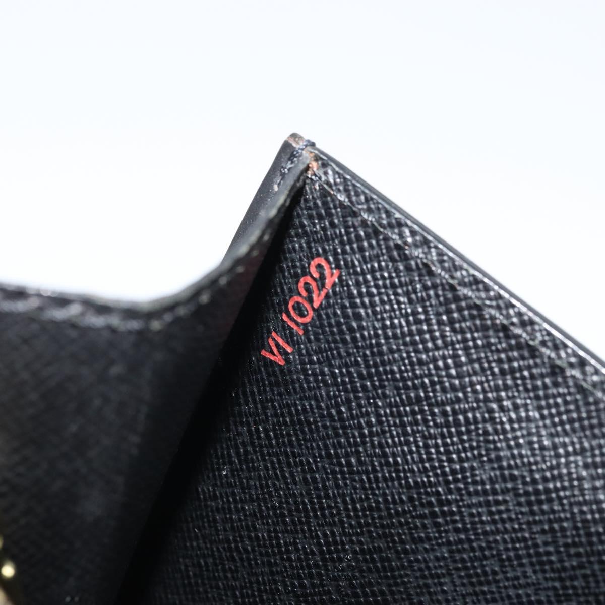 LOUIS VUITTON Dragonne Clutch Bag Epi Series Black Noir